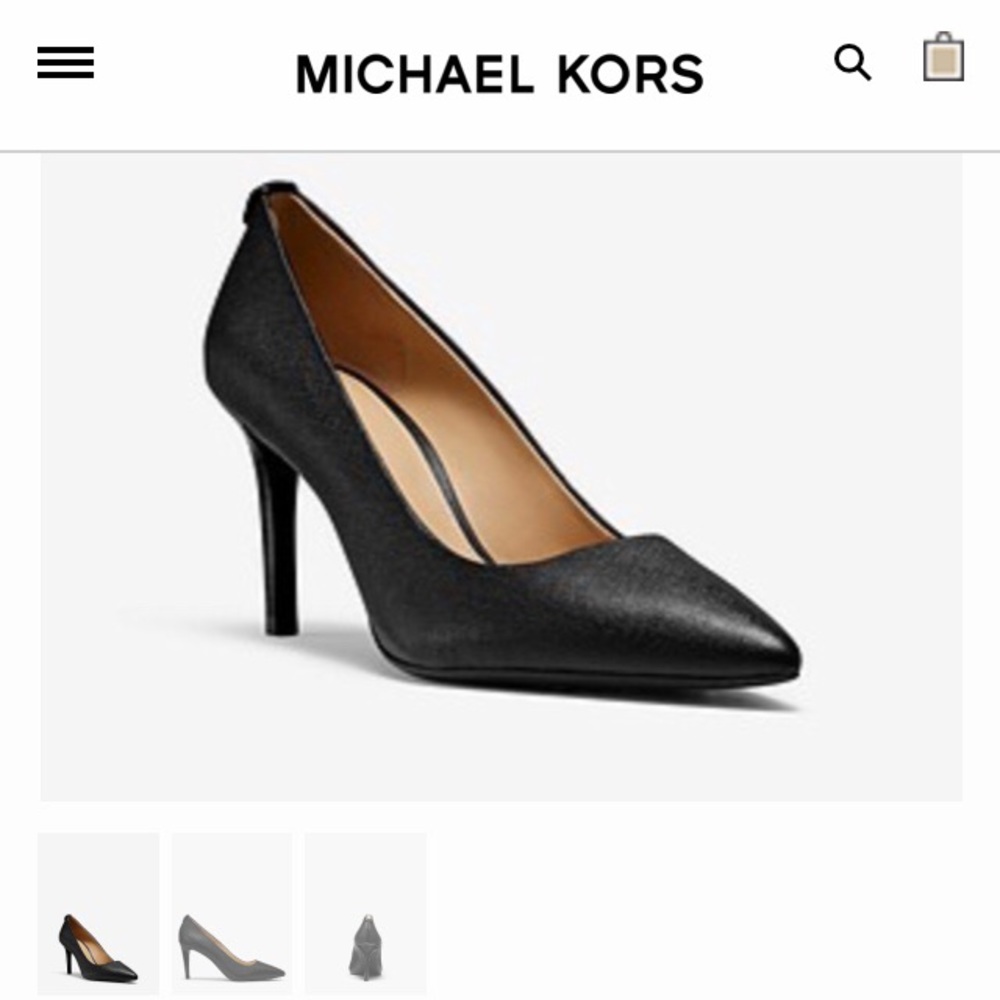 Michael Kors leather flex pump
